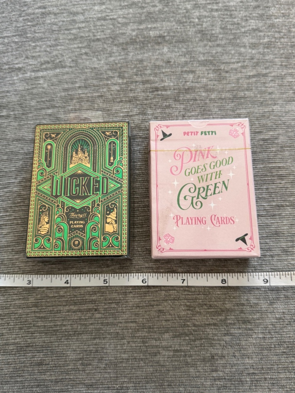 Wicked Green & Pink Decks of Playing Cards Set of 2 Sealed Brand New